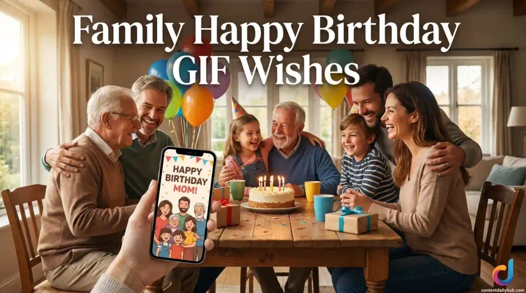 Family Happy Birthday GIF Wishes