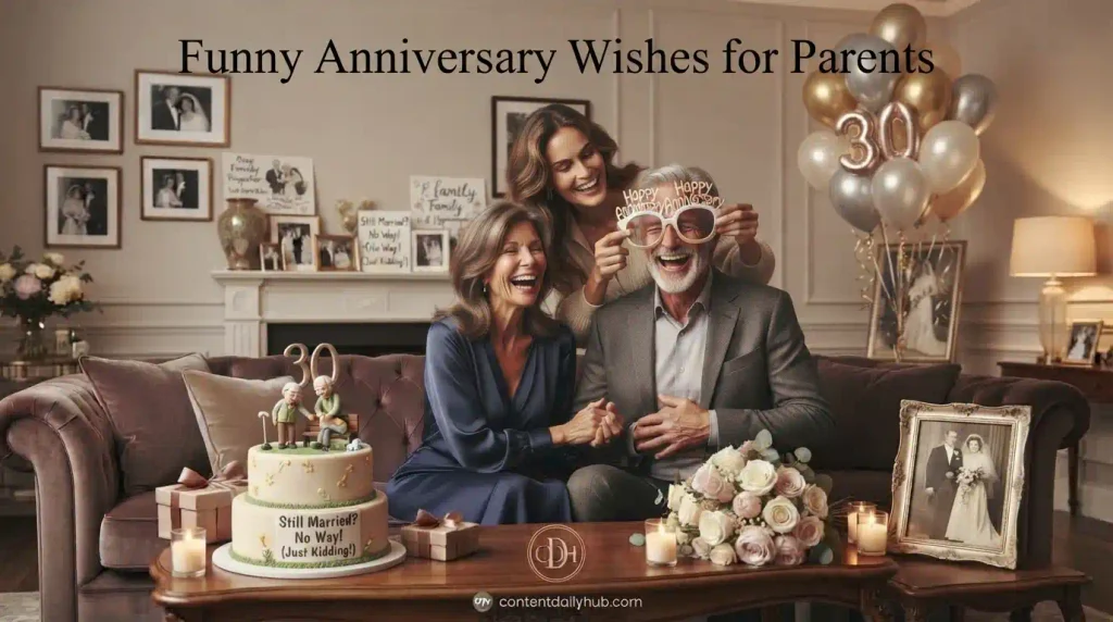Funny Anniversary Wishes for Parents
