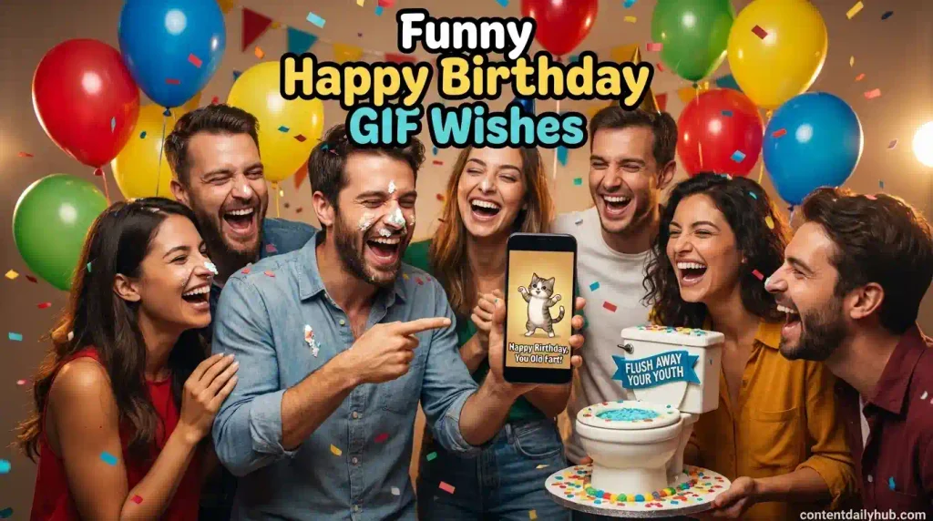 Funny Happy Birthday GIF Wishes