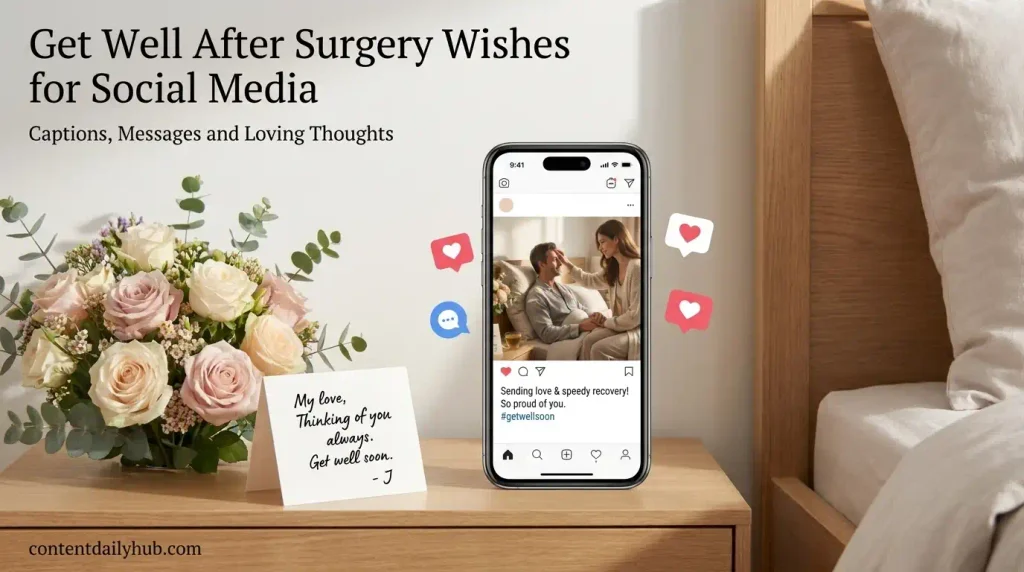  Get Well After Surgery Wishes for Social Media