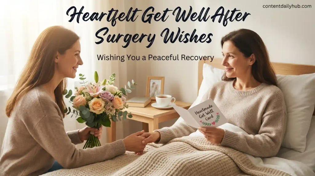 Heartfelt Get Well After Surgery Wishes