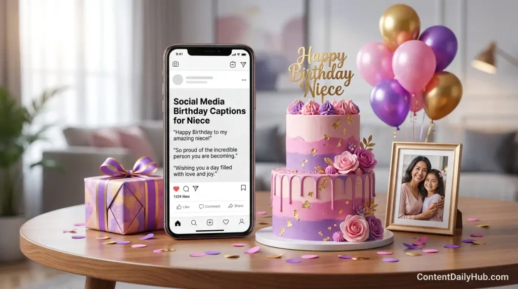  Social Media Birthday Captions for Niece