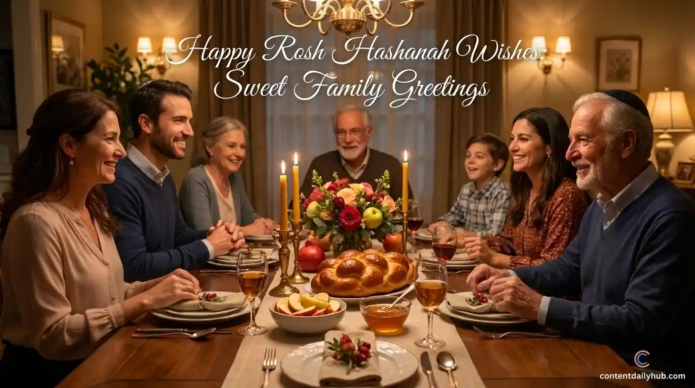 Sweet Rosh Hashanah Greetings for Family