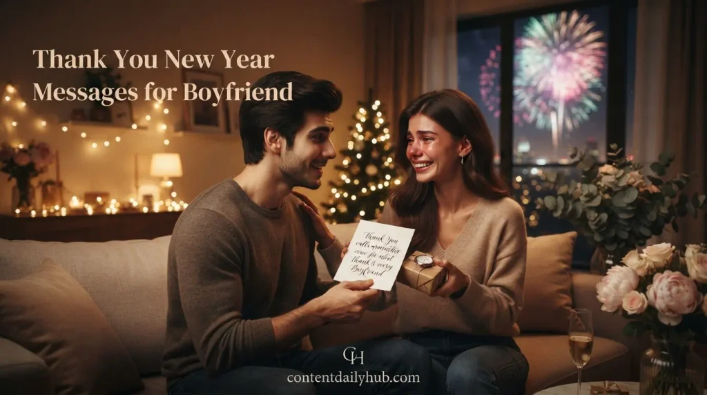 Thank You New Year Messages for Boyfriend