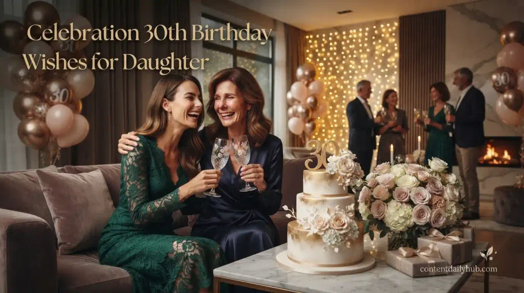  Celebration 30th Birthday Wishes for Daughter From Mom