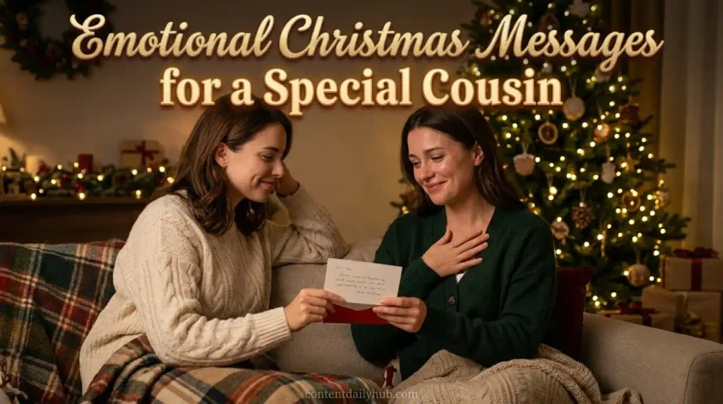  Emotinol Christmas Messages for Your Cousin