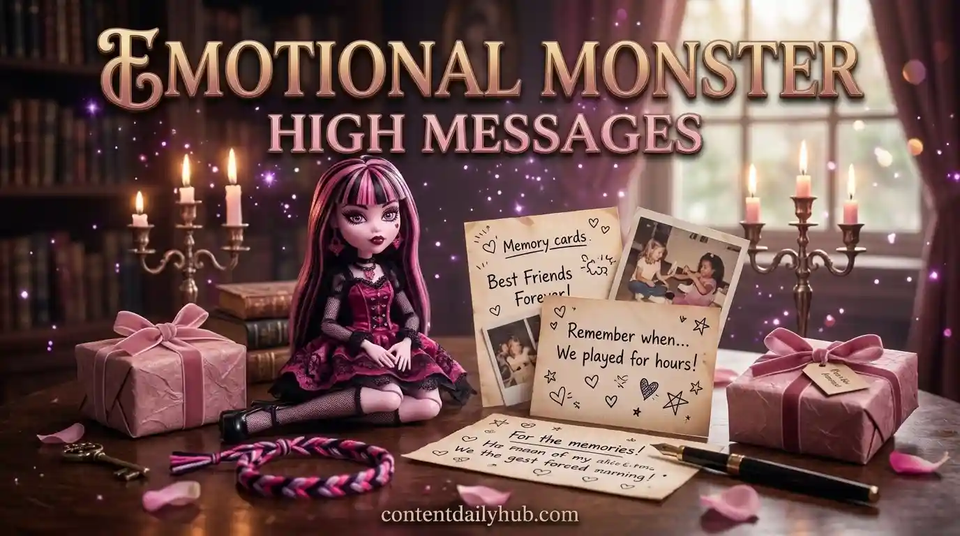 Emotional Monster High Messages