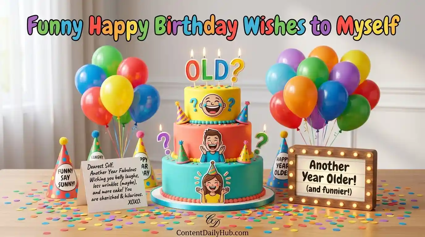 Funny Happy Birthday Wishes to Myself