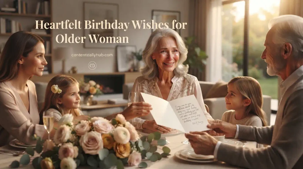 Heartfelt Birthday Wishes for Older Woman
