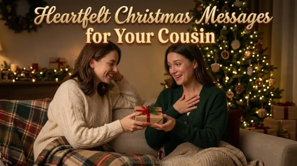 Heartfelt Christmas Messages for Your Cousin
