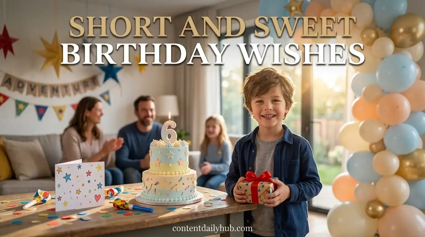  Short and Sweet Birthday Wishes