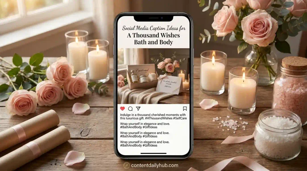  Social Media Caption Ideas for A Thousand Wishes Bath and Body