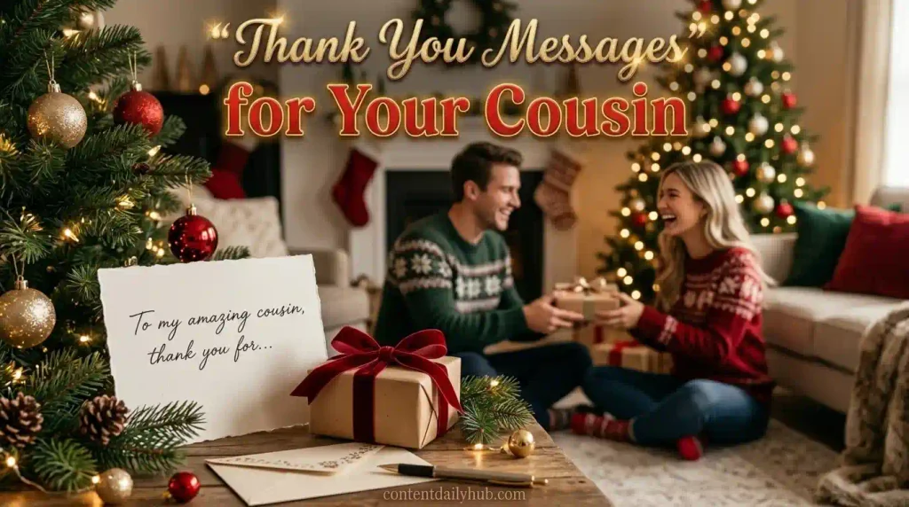  Thank You Messages for Your Cousin