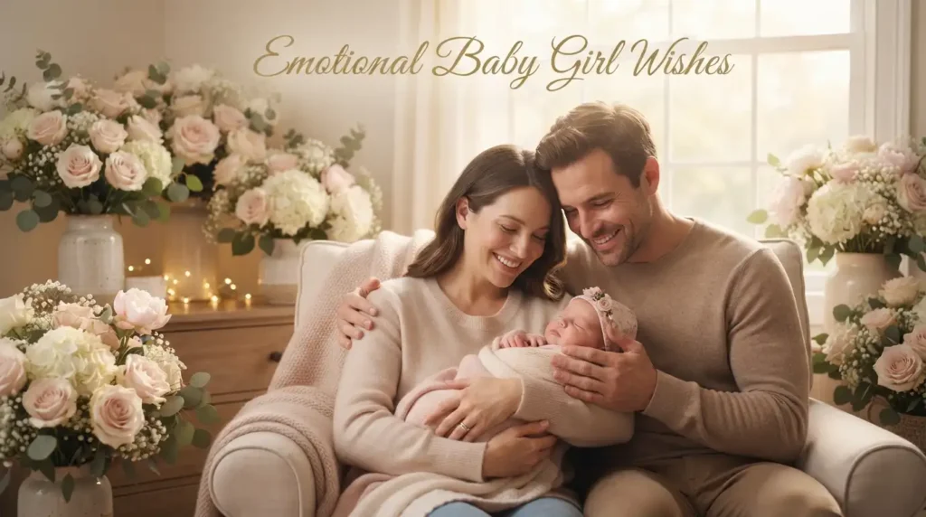 Emotional Baby Girl Wishes for New Parents