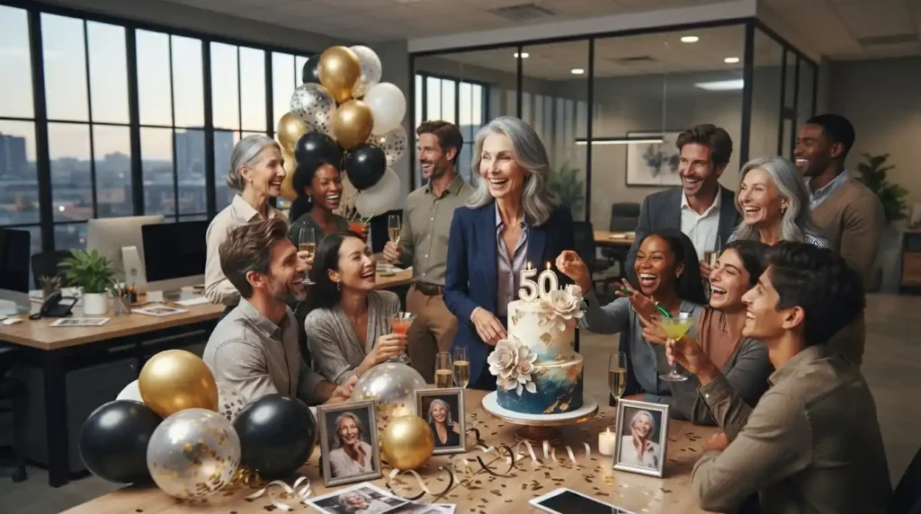 Funny 50th Birthday Wishes for a Coworker