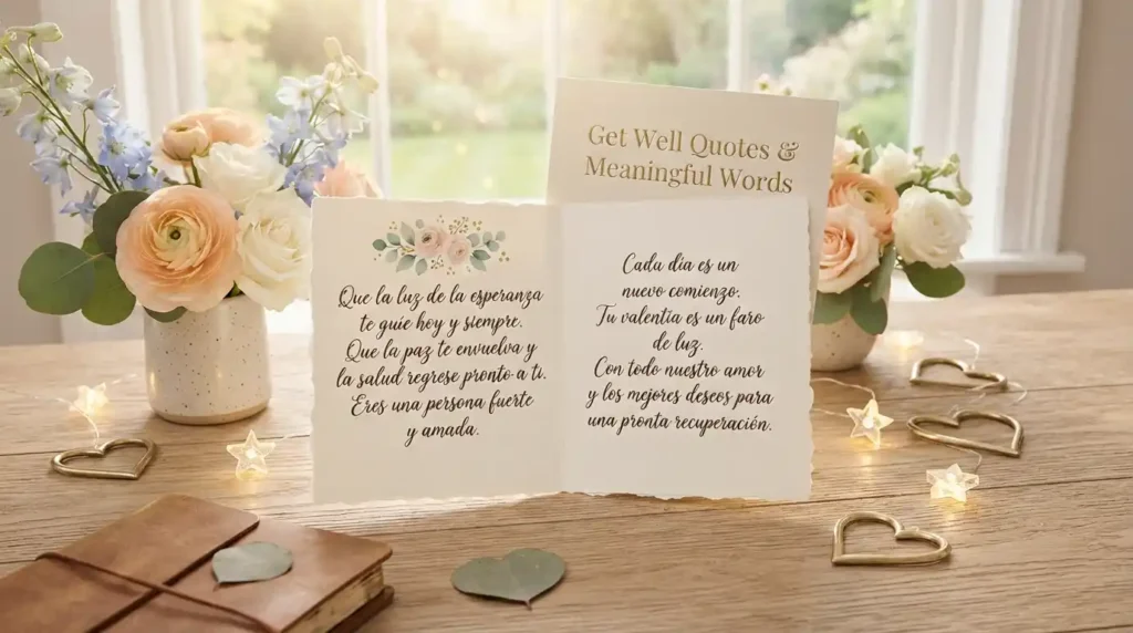 Get Well Quotes and Meaningful Words in Spanish