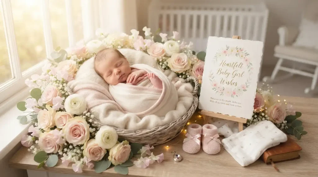Heartfelt Baby Girl New Born Baby Wishes