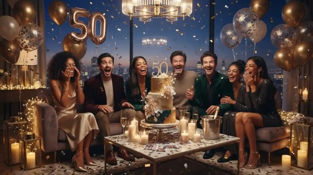 Hilarious 50th Birthday Messages for Friends