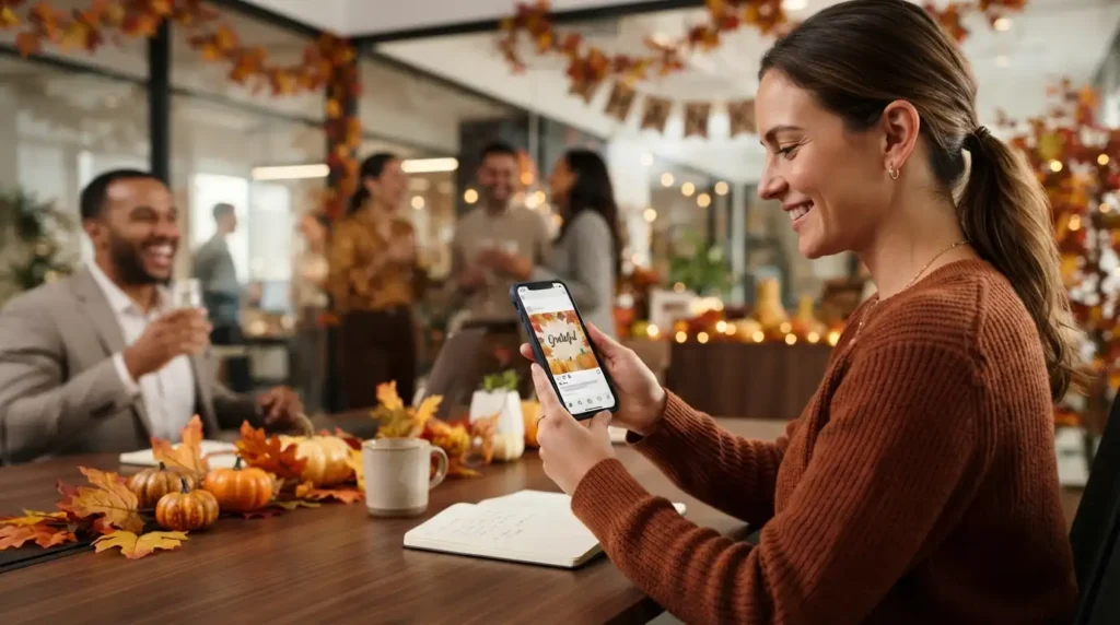 Thanksgiving Social Media Captions for Businesses
