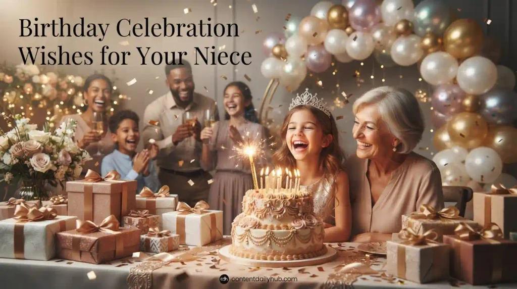 Birthday Celebration Wishes for Your Niece