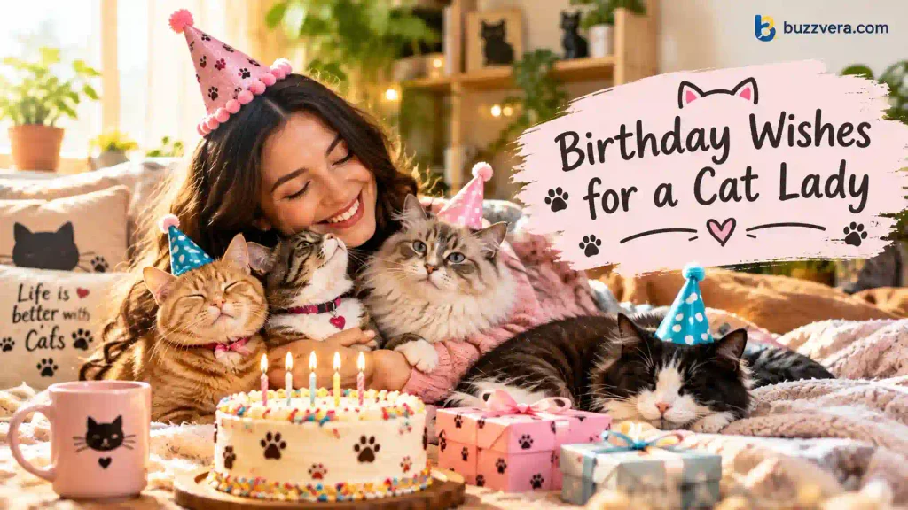 Birthday Wishes for a Cat Lady