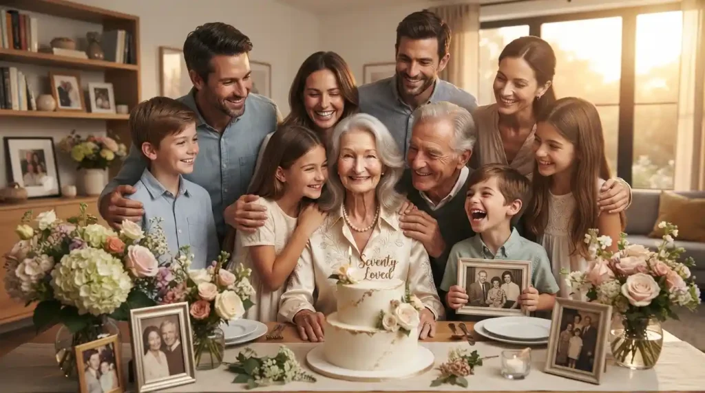  Family Wishes for a Woman Turning 70