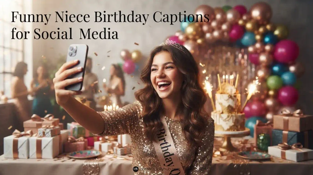 Funny Niece Birthday Captions for Social Media
