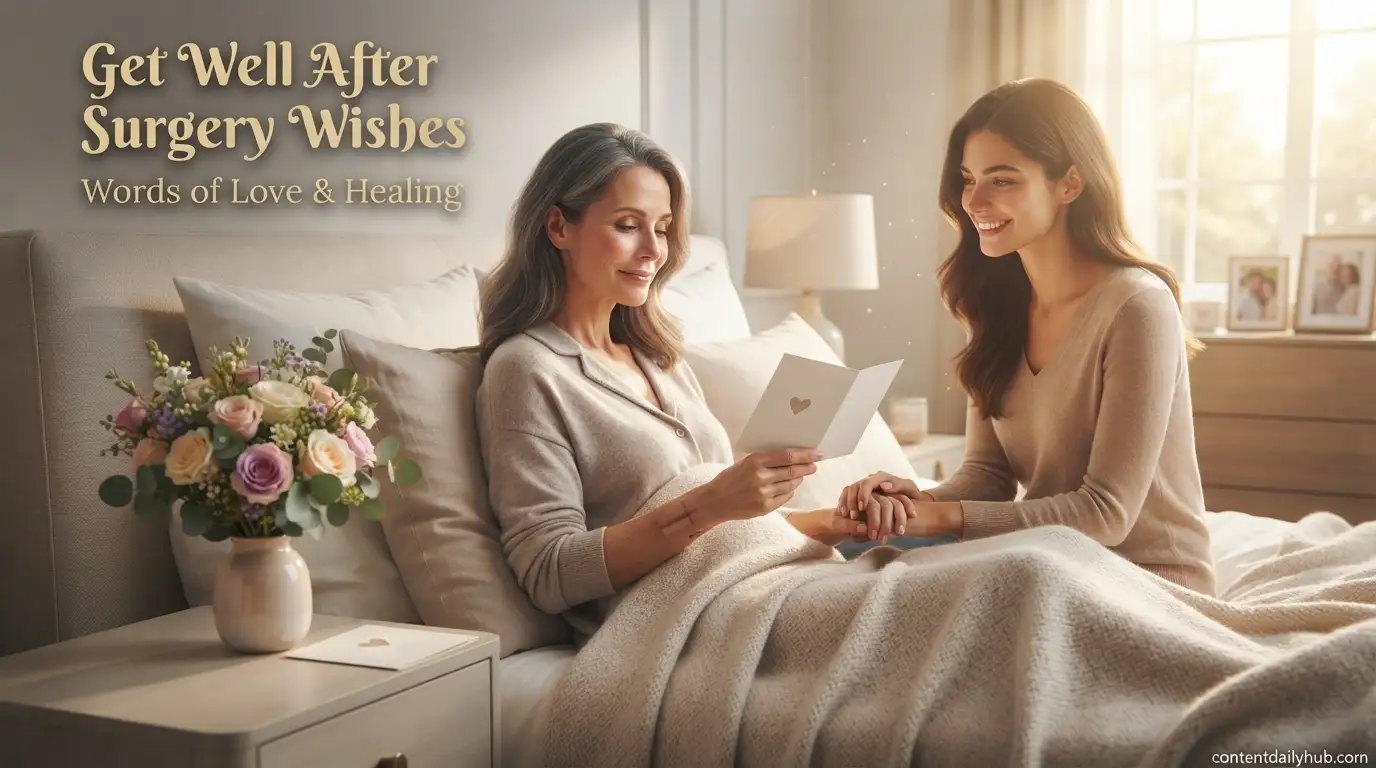 Get Well After Surgery Wishes