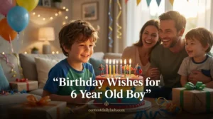 Birthday Wishes for 6 Year Old Boy