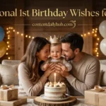 Emotional 1st Birthday Wishes for Son