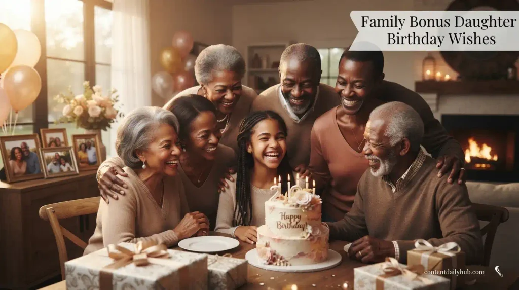 Family Bonus Daughter Birthday Wishes